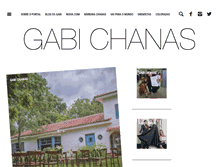 Tablet Screenshot of gabichanas.com